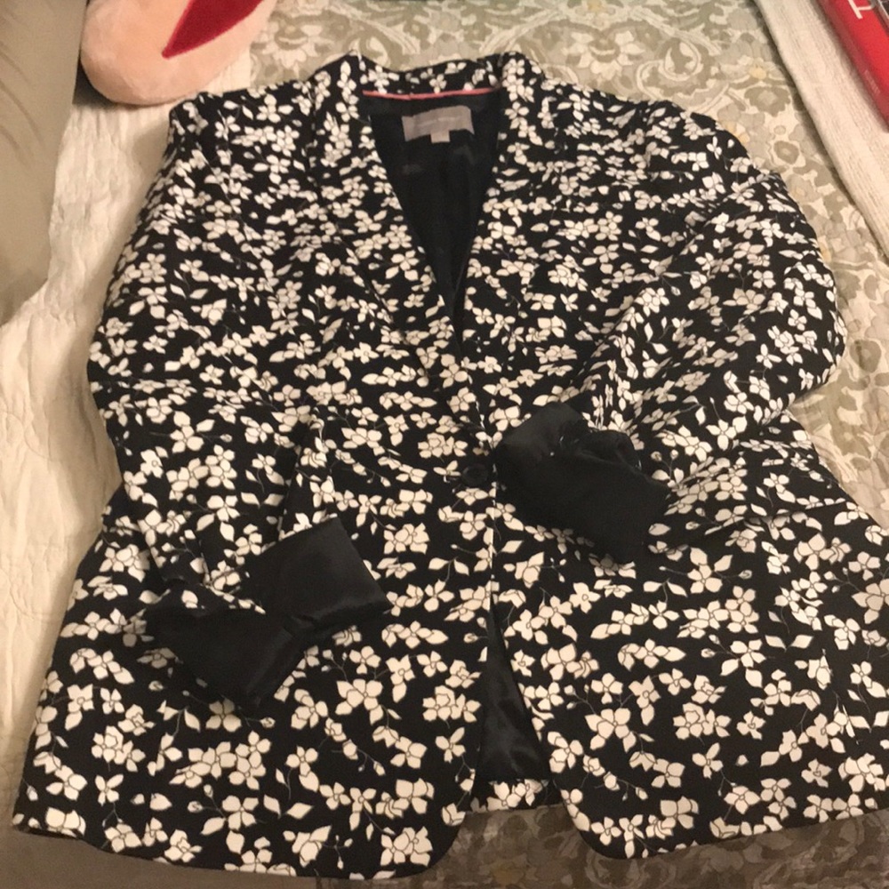 Banana Republic Floral Blazer/Suit Jacket